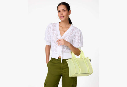 Kip Mesh Small Tote Melon Rind Melon Rind
