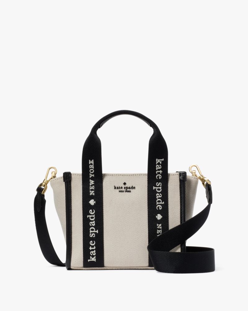 KateSpade Kip Canvas Mini Tote Natural Multi