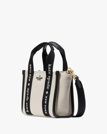 KateSpade Kip Canvas Mini Tote Natural Multi
