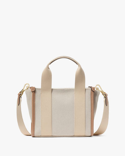 KateSpade Kip Canvas Mini Tote Light Fawn Multi