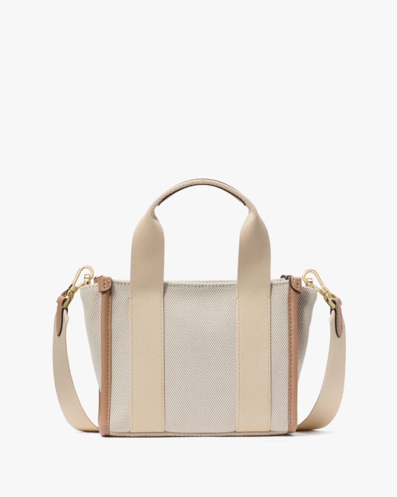 KateSpade Kip Canvas Mini Tote Light Fawn Multi