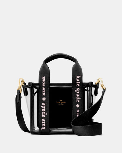 KateSpade Kip Clear Mini Tote Black
