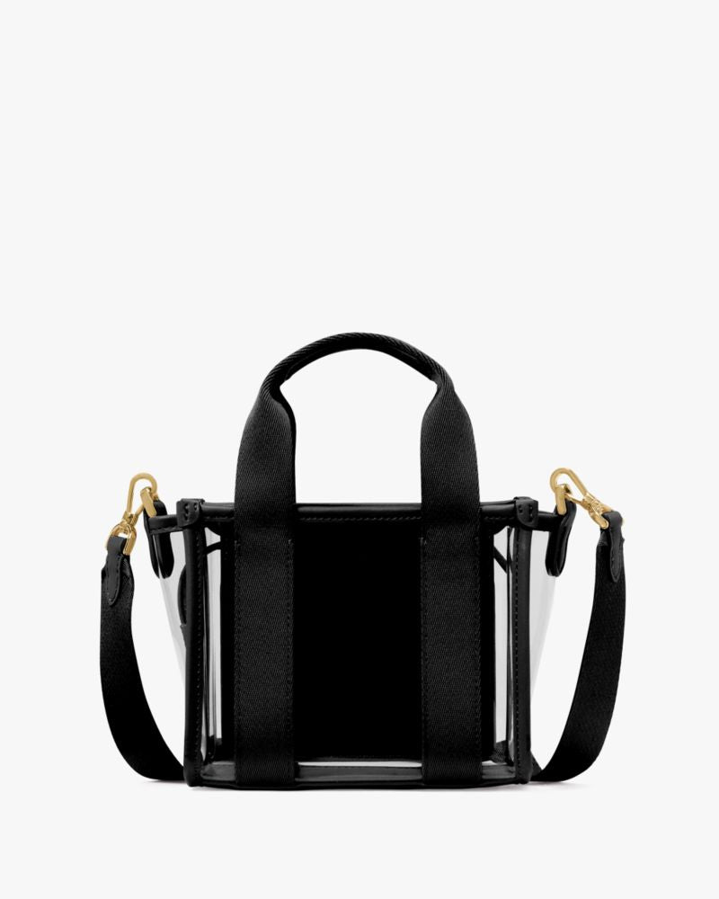 KateSpade Kip Clear Mini Tote Black