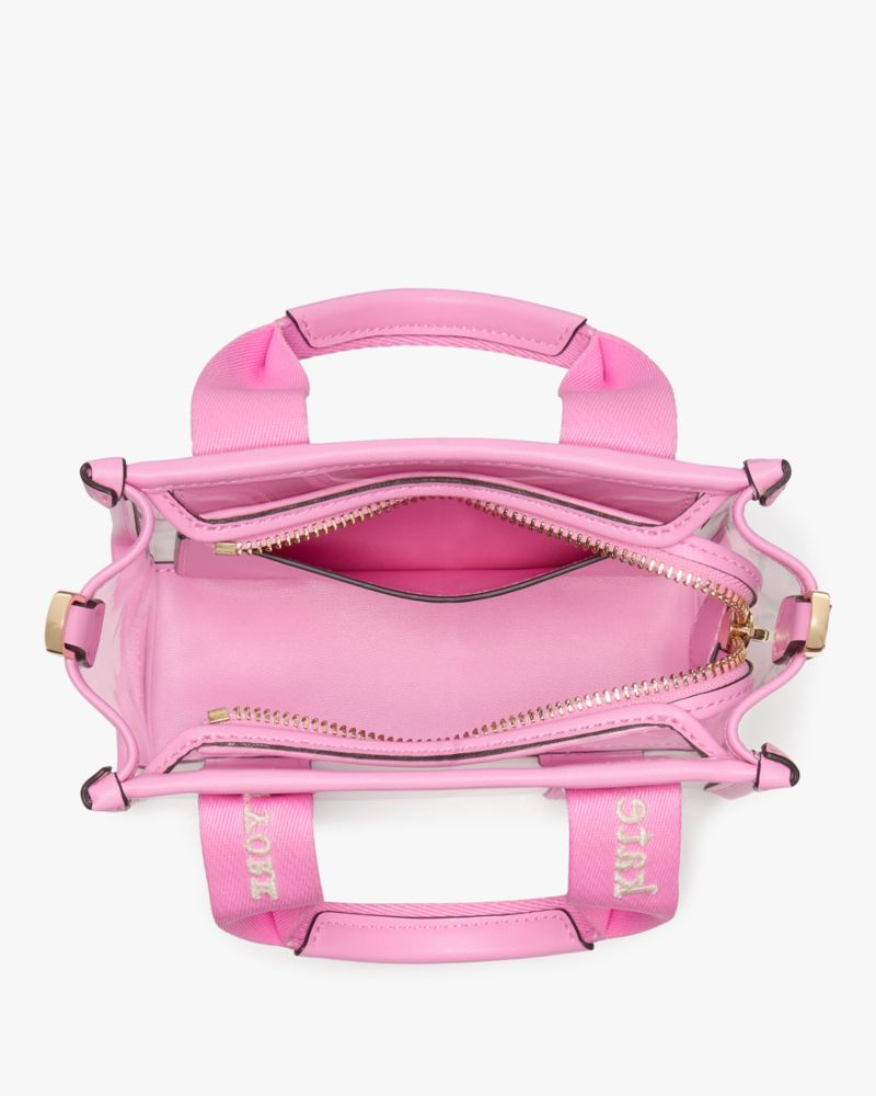 KateSpade Kip Clear Mini Tote Surf Pink