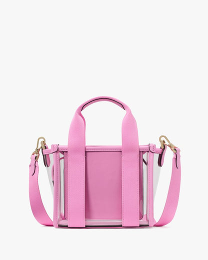 KateSpade Kip Clear Mini Tote Surf Pink