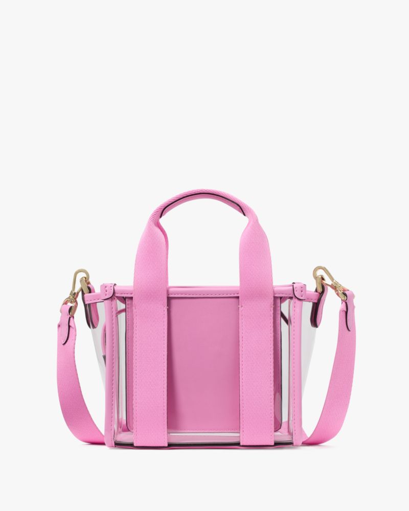 KateSpade Kip Clear Mini Tote Surf Pink