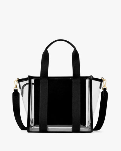 KateSpade Kip Clear Small Tote Black