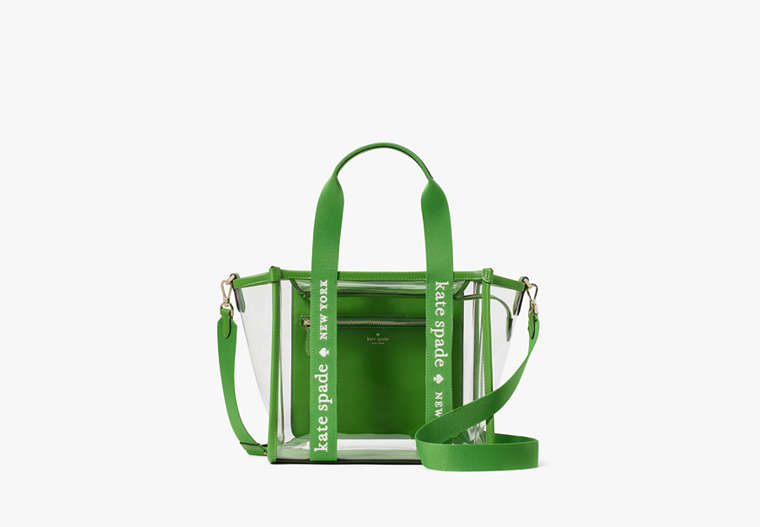 Kip Clear Small Tote Ks Green Ks Green