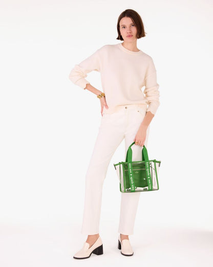 KateSpade Kip Clear Small Tote KS Green