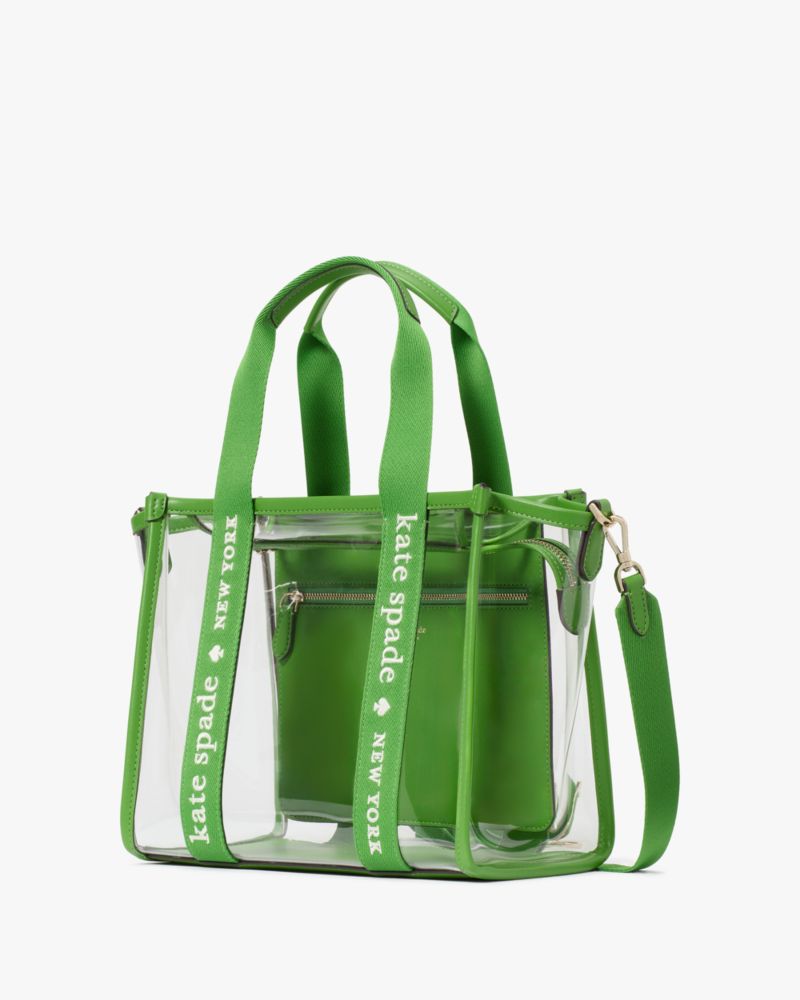 KateSpade Kip Clear Small Tote KS Green