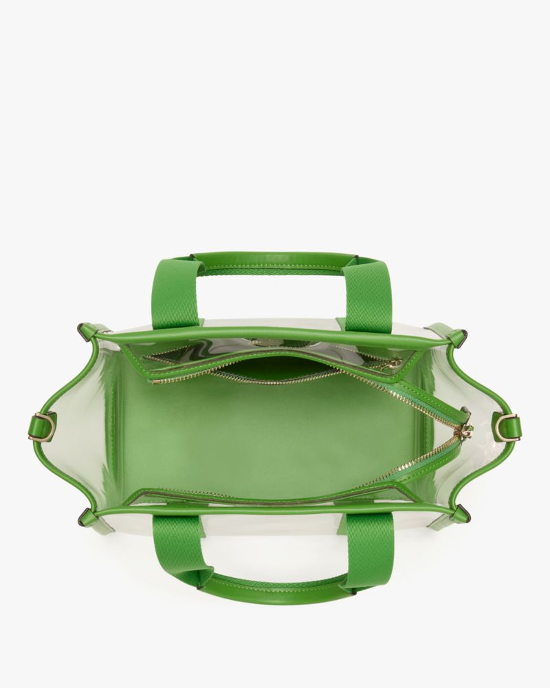 KateSpade Kip Clear Small Tote KS Green