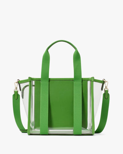 KateSpade Kip Clear Small Tote KS Green