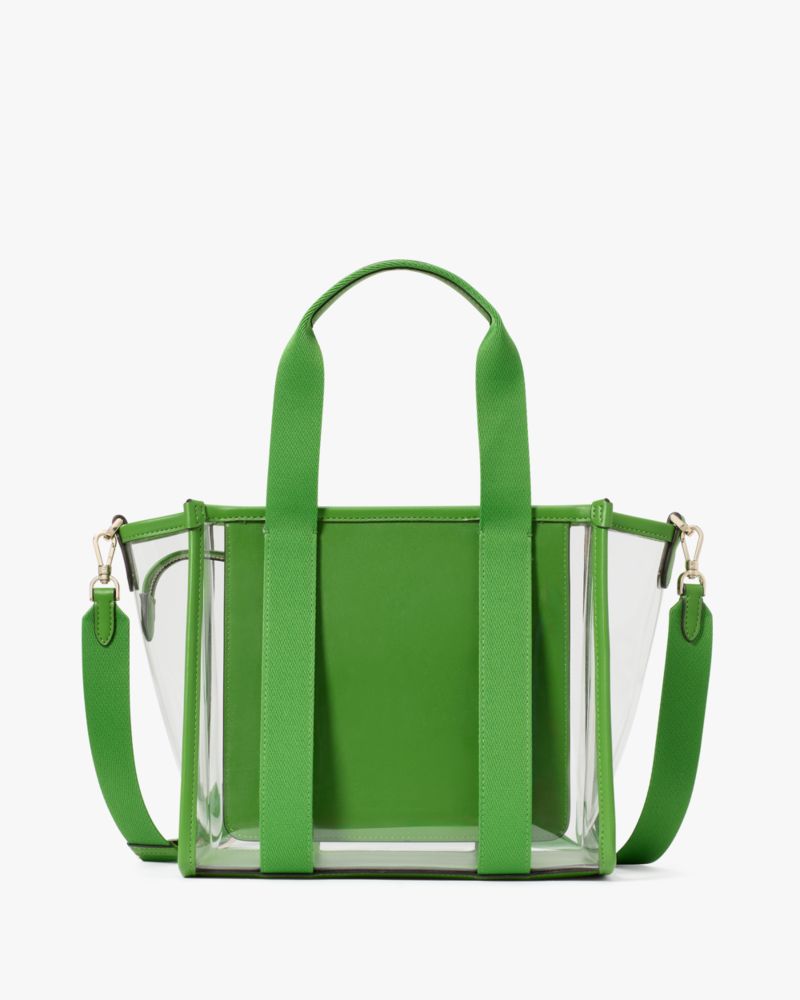 KateSpade Kip Clear Small Tote KS Green