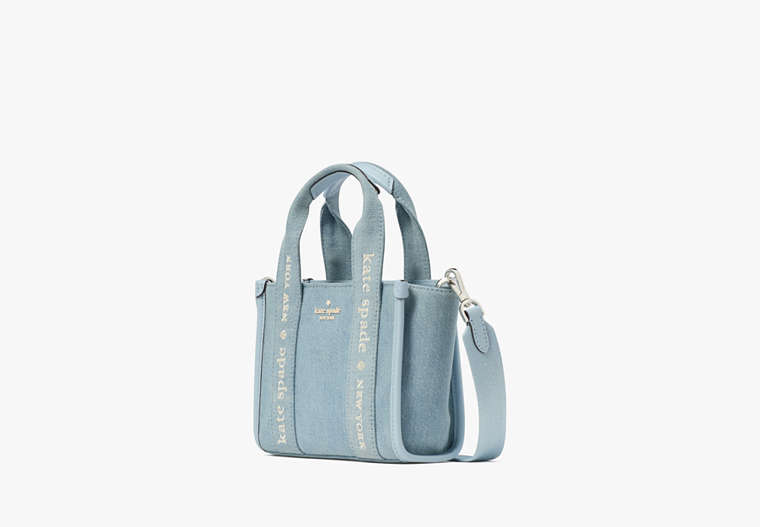Kip Denim Mini Tote Blue Multicolor Blue Multicolor
