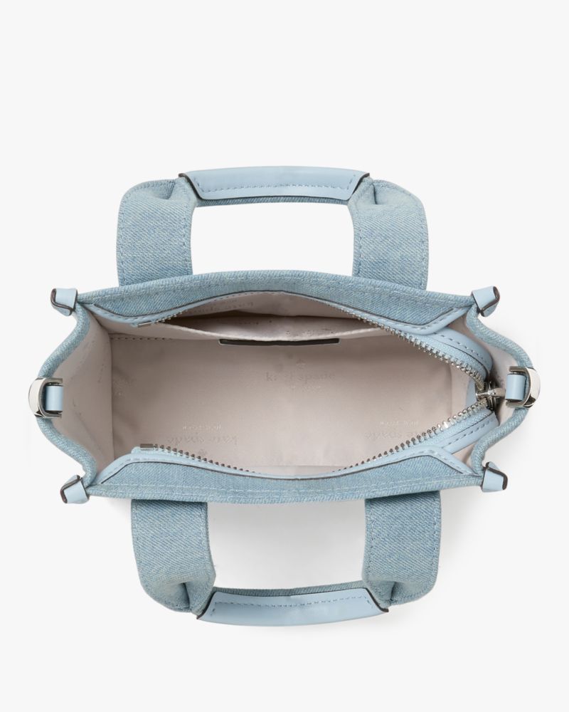 KateSpade Kip Denim Mini Tote Blue Multicolor