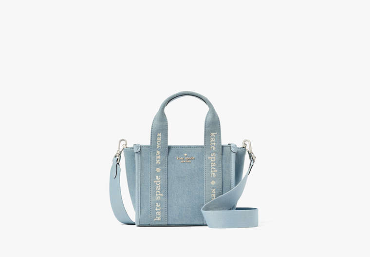 Kip Denim Mini Tote Blue Multicolor Blue Multicolor