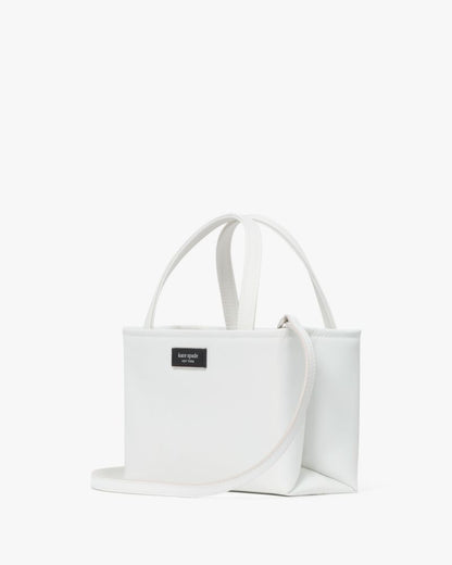 KateSpade Sam Icon Ksnyl Mini Tote Bag White Dove