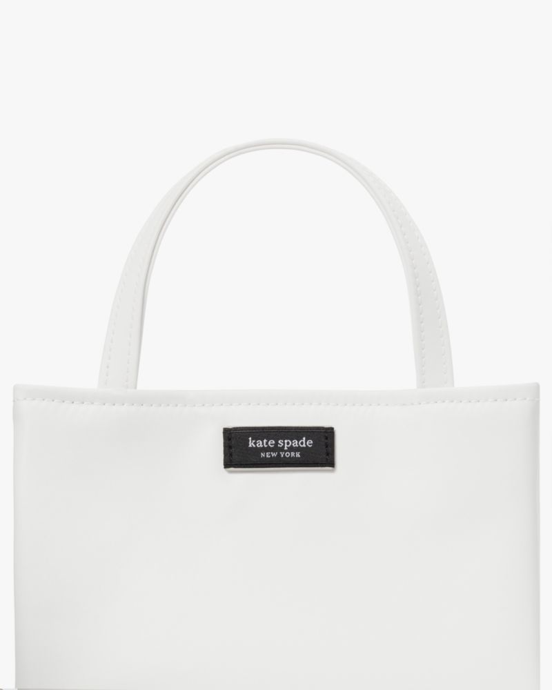 KateSpade Sam Icon Ksnyl Mini Tote Bag White Dove