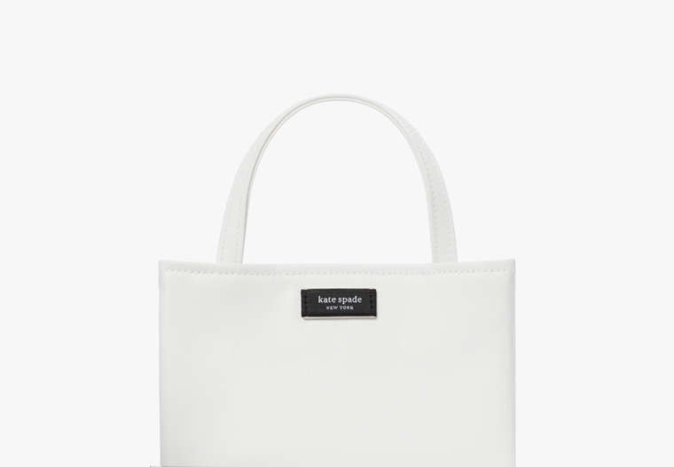Sam Icon Ksnyl Mini Tote Bag White Dove White Dove