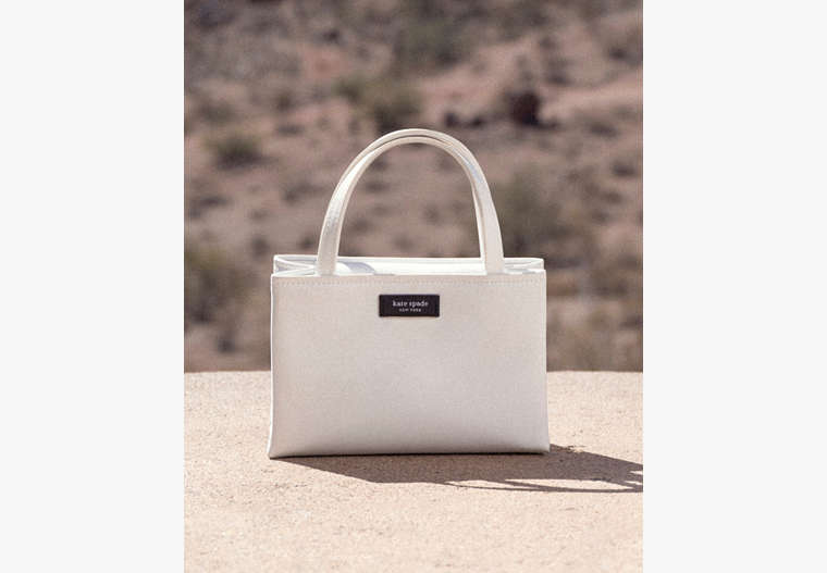 Sam Icon Ksnyl Mini Tote Bag White Dove White Dove