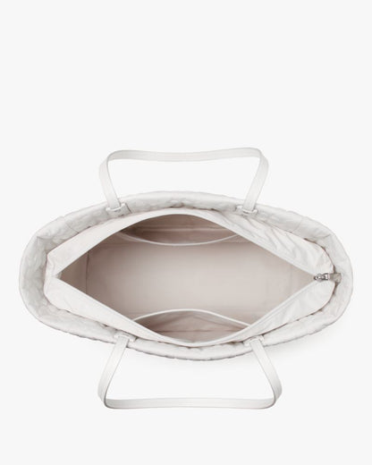 KateSpade Tilly Quilted Medium Tote Bag White Dove