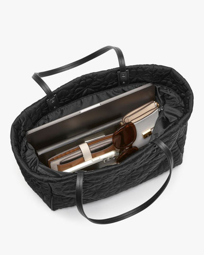 KateSpade Tilly Quilted Medium Tote Bag White Dove