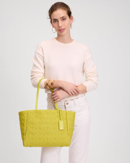 KateSpade Tilly Quilted Medium Tote Bag Olivine