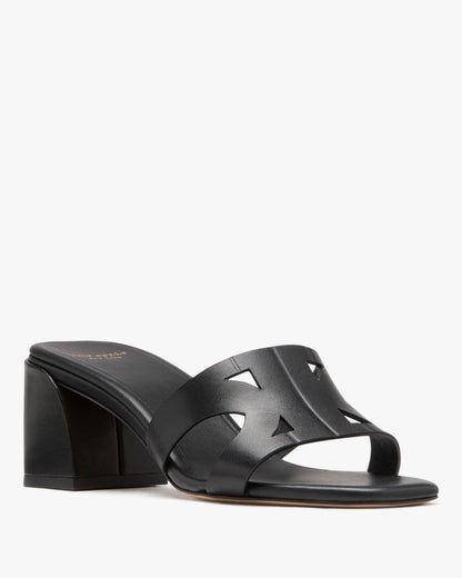 Katespade Duo Block Heel Sandals Black