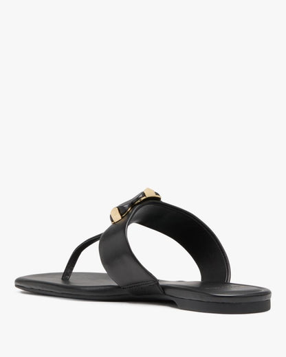 Katespade Spade Flower Thong Sandals Black