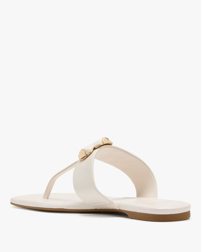 Katespade Spade Flower Thong Sandals Cream