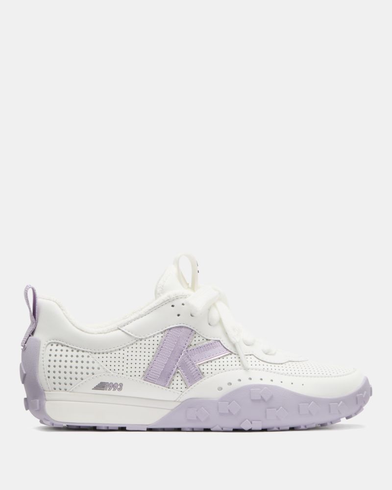 Katespade K As In Kate Sneaker True White Lavender Cream