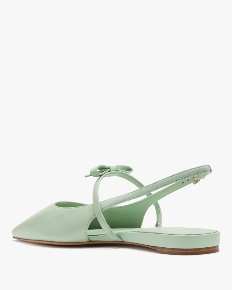 Katespade Carolina Slingback Flats Pistachio Ice