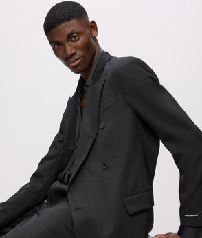 Karl Lagerfeld Kl Studio Satin Detail Pants Black