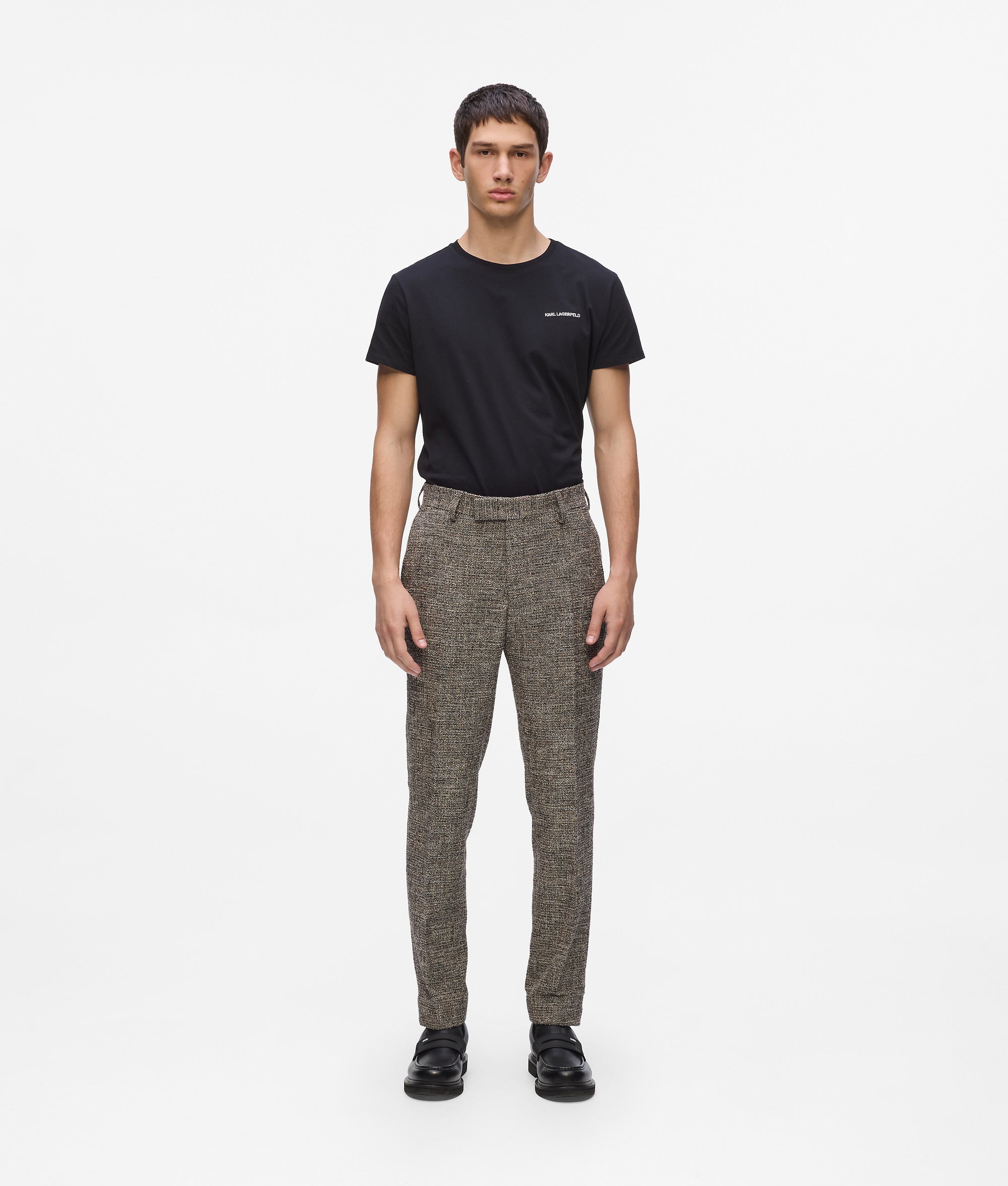 Karl Lagerfeld Tailored Pants Black/Brow