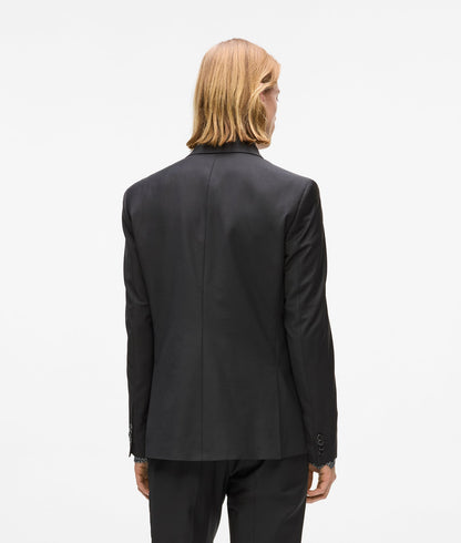 Karl Lagerfeld Slim-Fit Black Blazer Black