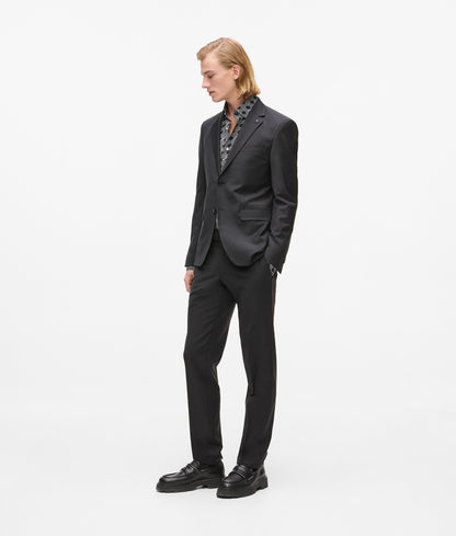 Karl Lagerfeld Slim-Fit Black Pants Black