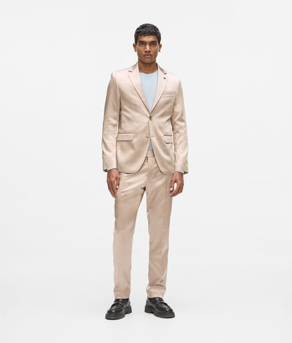 Karl Lagerfeld Satin Pants Camel