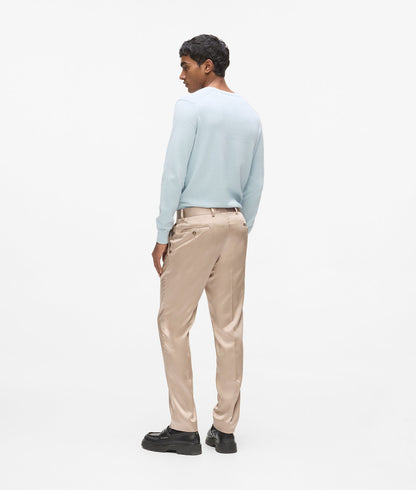 Karl Lagerfeld Satin Pants Camel