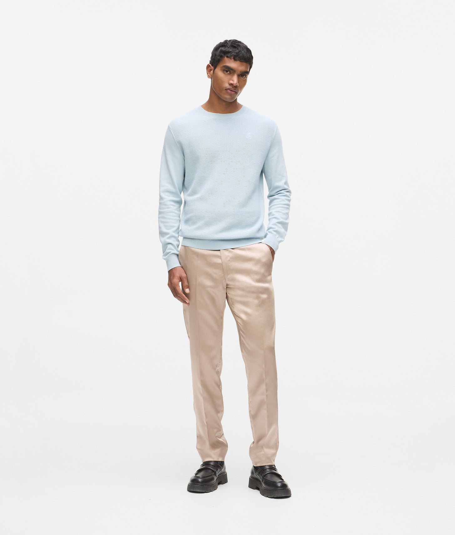 Karl Lagerfeld Satin Pants Camel