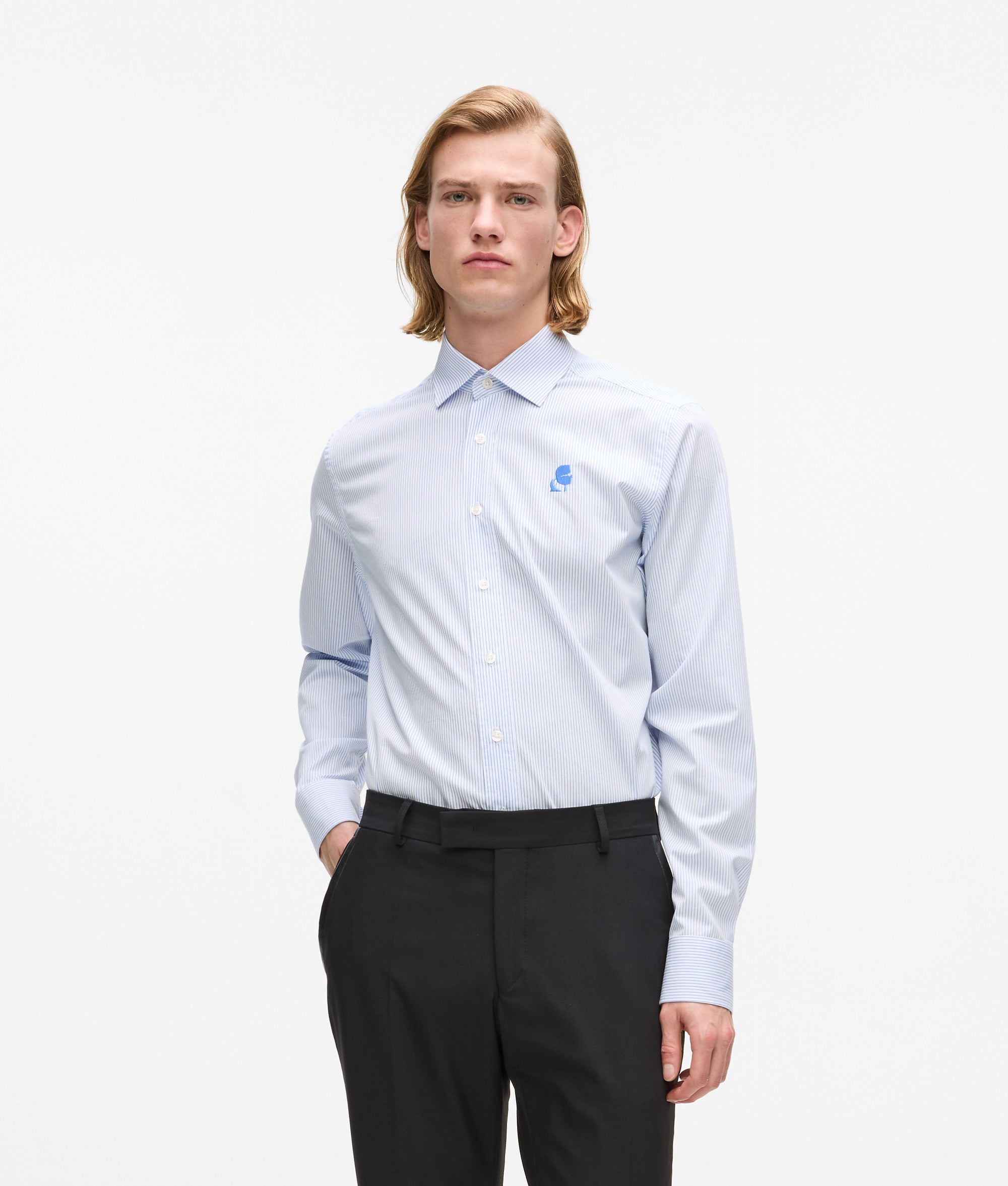 Karl Lagerfeld Kameo Classic Shirt Light Blue