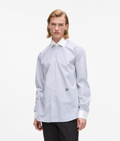 Karl Lagerfeld Striped Shirt White/Blue