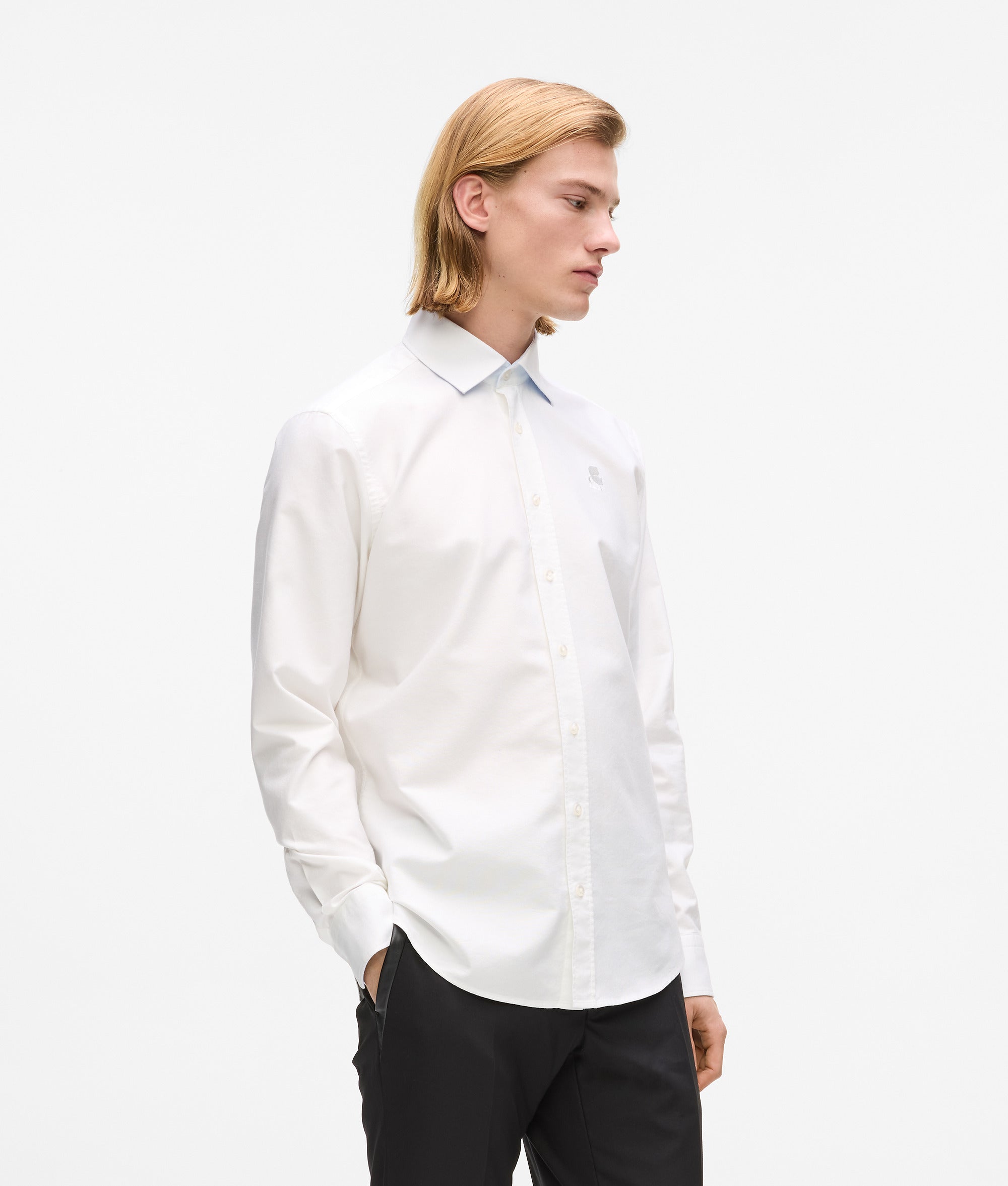 Karl Lagerfeld Classic White Shirt White