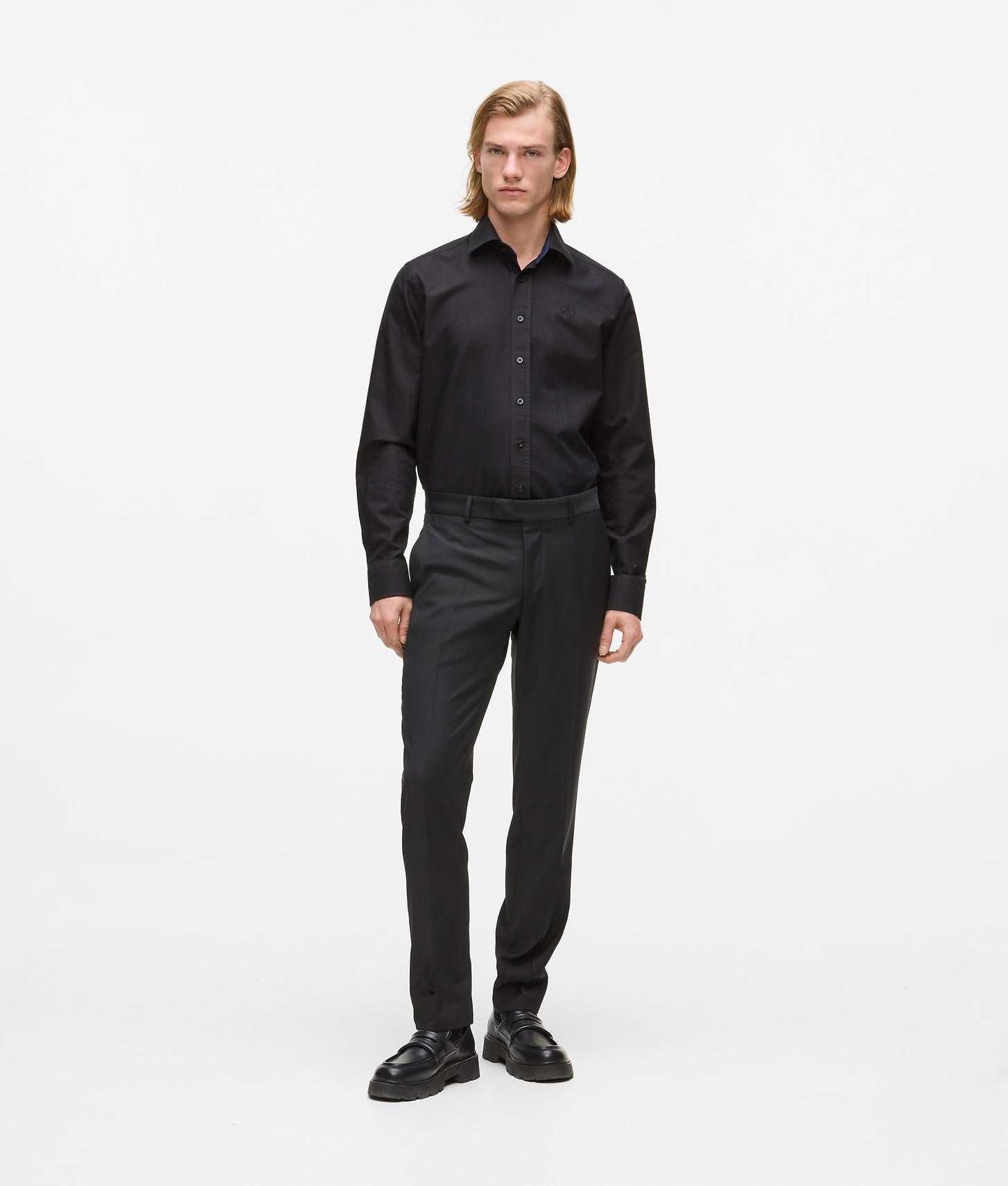 Karl Lagerfeld Classic Black Shirt Black