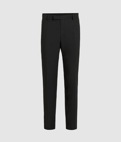 Karl Lagerfeld Faux-Leather Detail Pants Black