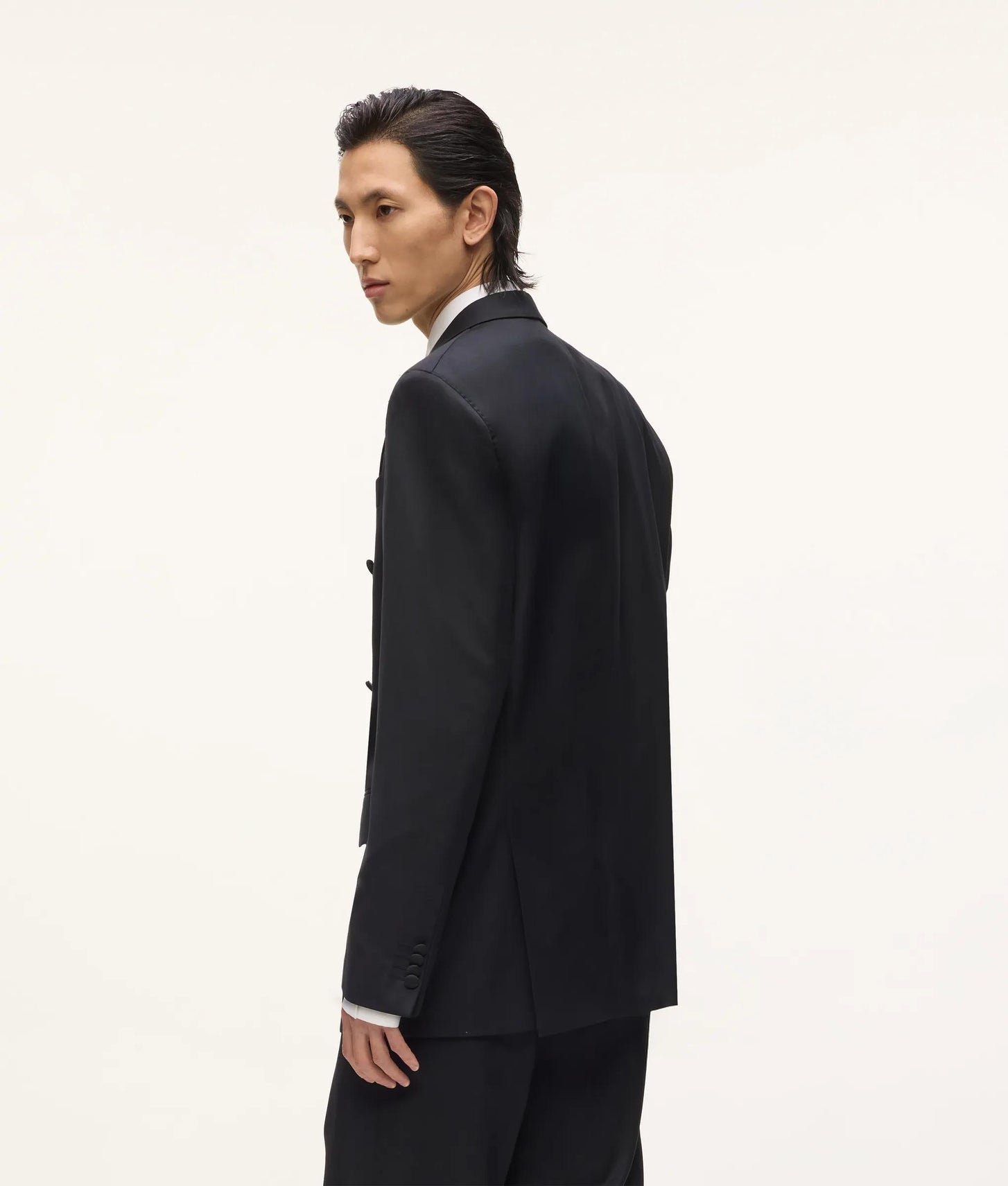 Karl Lagerfeld Kl Studio Double-Breasted Blazer Black
