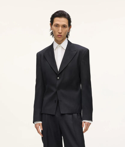Karl Lagerfeld Kl Studio Single-Breasted Blazer Black