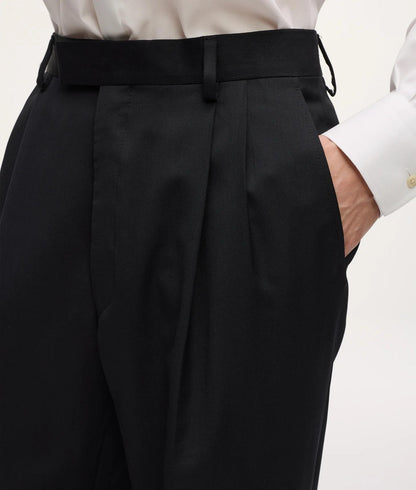 Karl Lagerfeld Kl Studio Double Pleat Pants Black