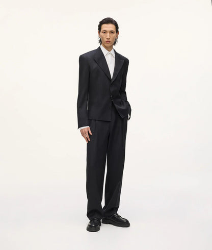 Karl Lagerfeld Kl Studio Double Pleat Pants Black
