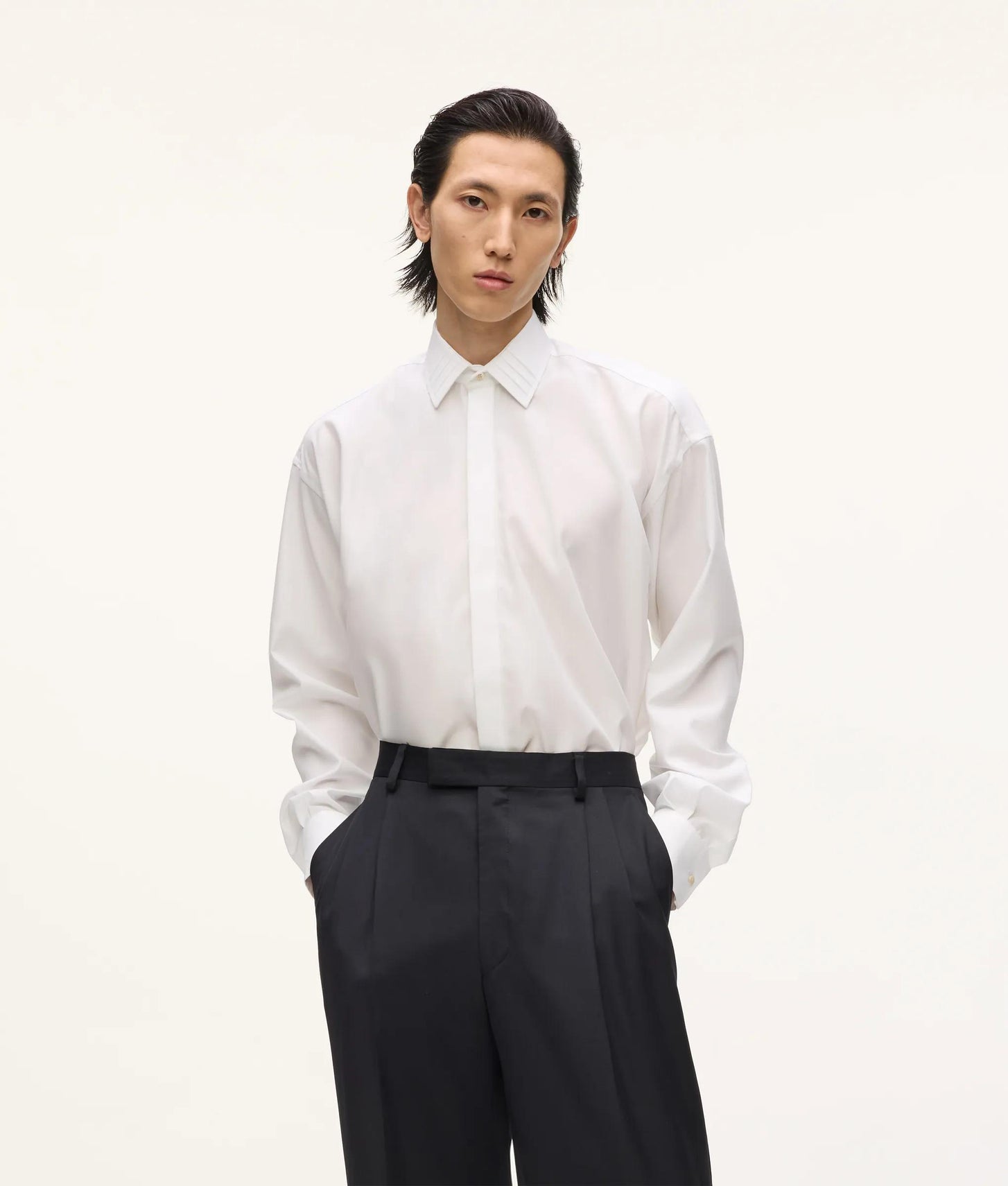 Karl Lagerfeld Kl Studio Loose-Fit Shirt White