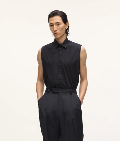Karl Lagerfeld Kl Studio Sleeveless Shirt Black